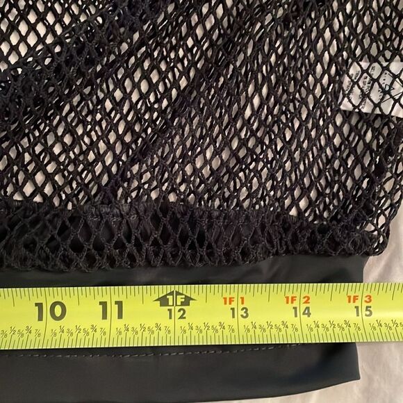 Tribe Kelley Black Fishnet Mesh Pullover Top Shirt Womens One Size - Picture 4 of 11